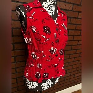 Photos unedited. Vibrant red slim fitting